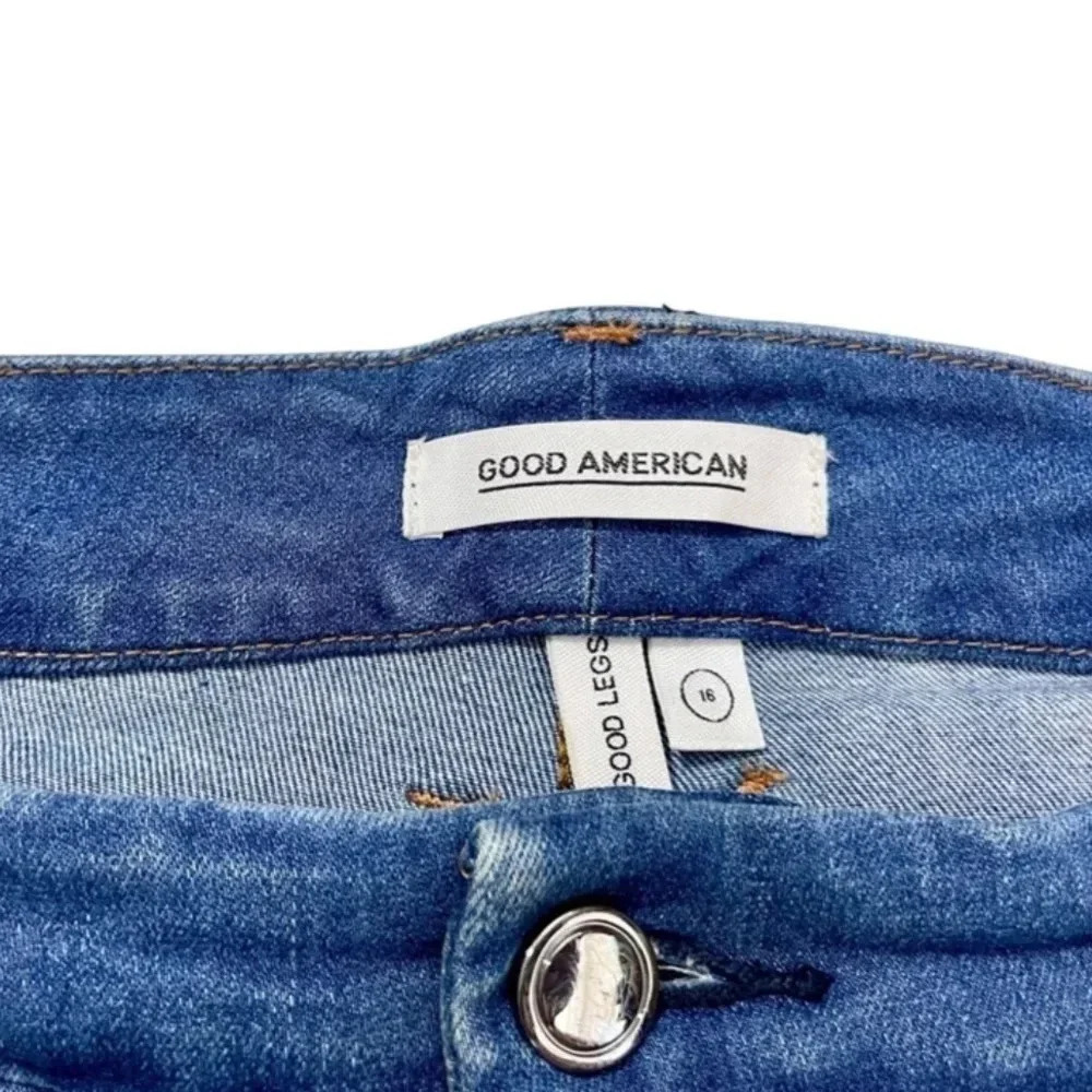 Good American Good Leg Side Slit Plus Size Jeans - Picture 4 of 6